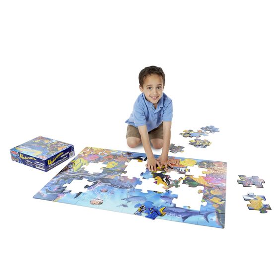 Melissa and Doug Underwater Floor Puzzle - 48 Pieces