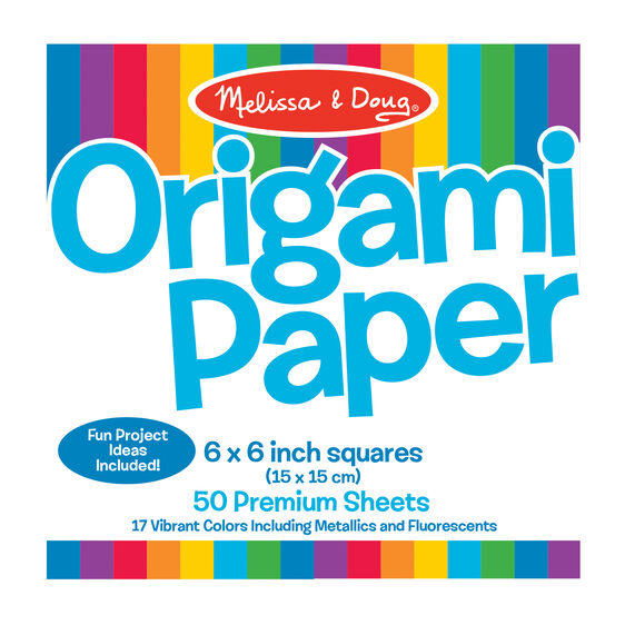 Melissa and Doug Origami Paper Vibrant Color Sheets