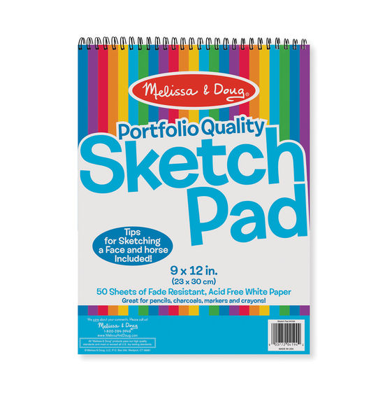 Melissa and Doug Quality Spiral-Bound Sketch Pad