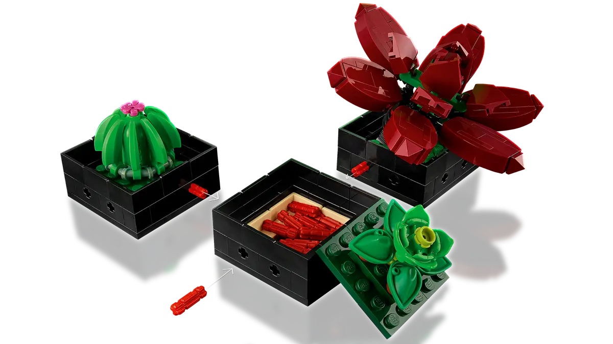 LEGO Icons Succulents 10309 Artificial Plants Set