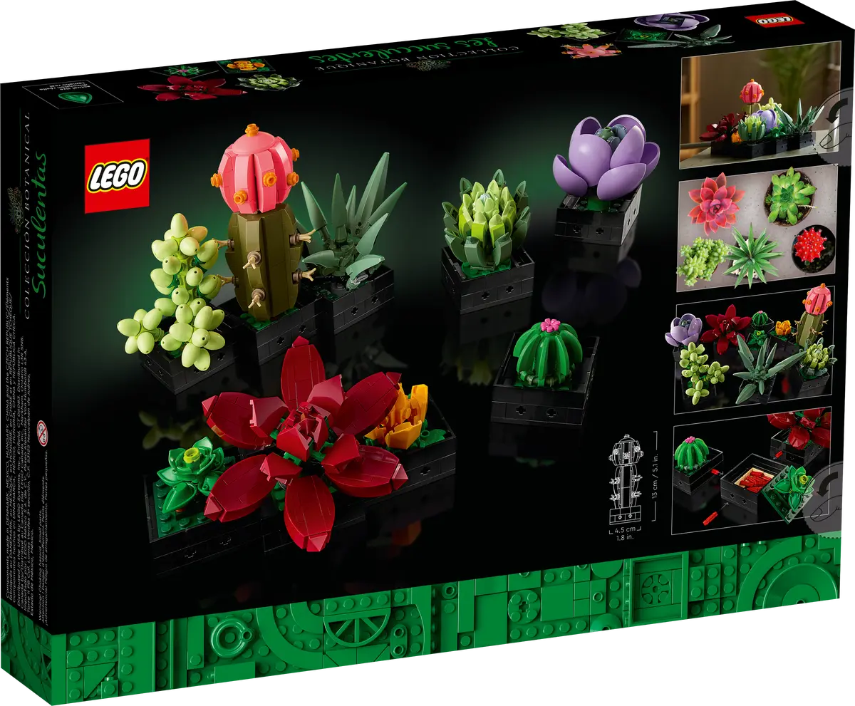 LEGO Icons Succulents 10309 Artificial Plants Set