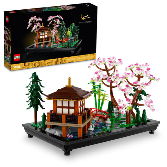 LEGO® Icons Tranquil Garden 10315 Building Kit; Gift Idea for Adults; Build-And-Display Set for the Home or Office (1,363 Pieces)