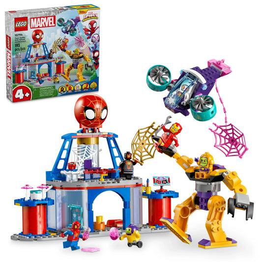 LEGO® 4+ Team Spidey Web Spinner Headquarters Super Hero Toy Set 10794