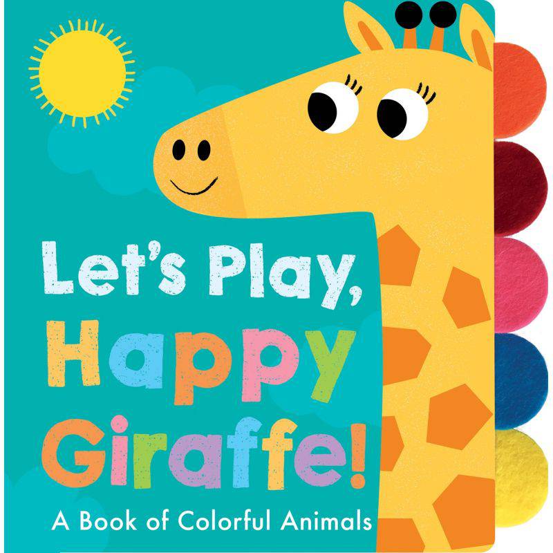 LET'S PLAY, HAPPY GIRAFFE Sensory Board Book