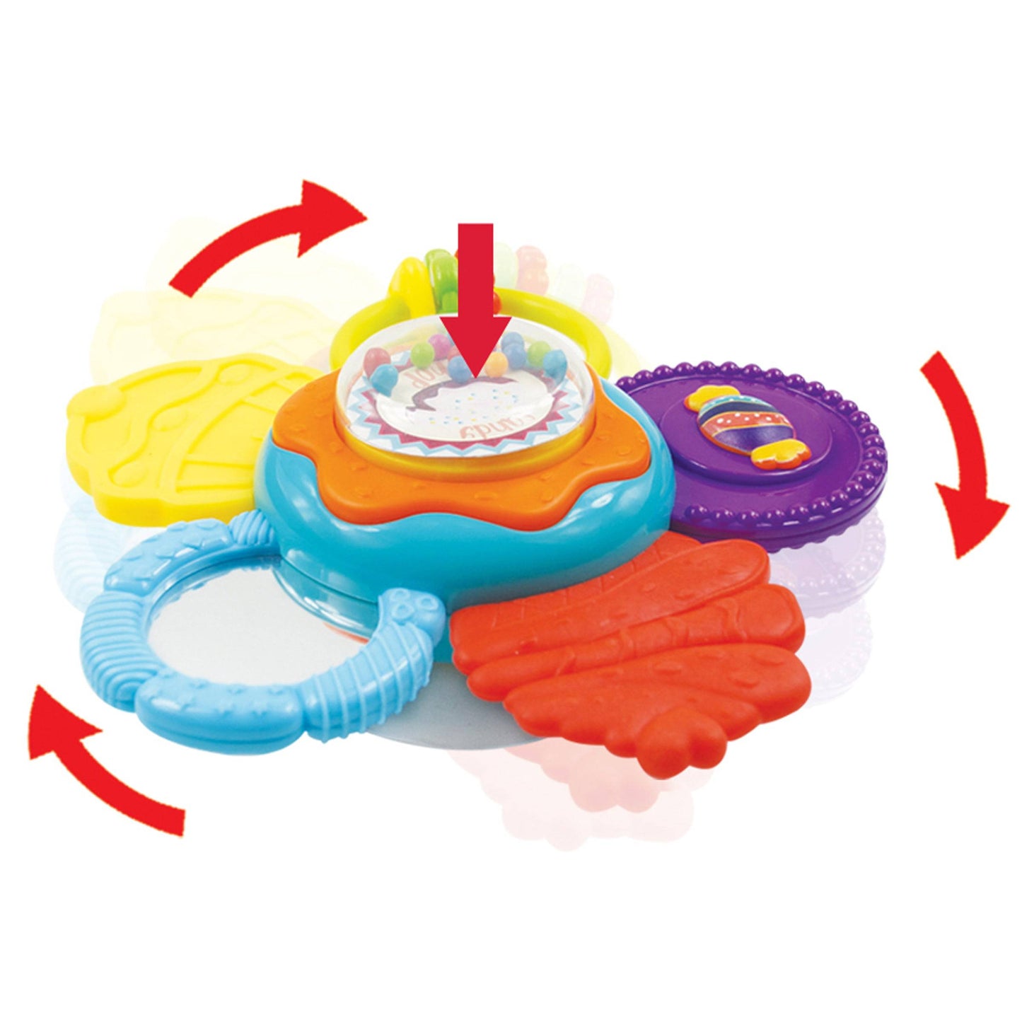 STICK & SPIN FLOWER Highchair Toy