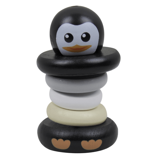 PENGU Wooden Infant Rattle Sensory Toy