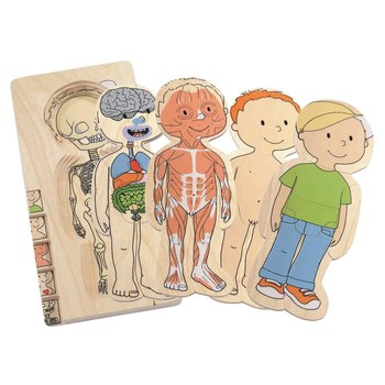 Hape Your Body - Boy 5 Layer Puzzle