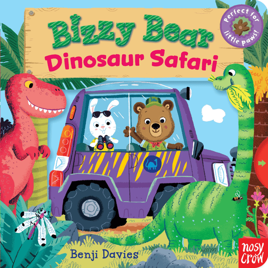 BIZZY BEAR: DINOSAUR SAFARI Slider Book