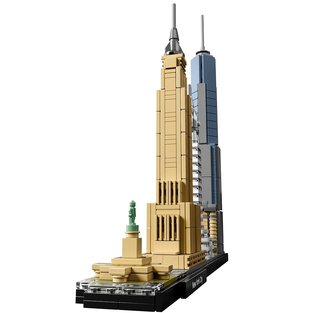 LEGO Architecture New York City 21028, Build It Yourself New York Skyline Model Kit for Adults and Kids (598 Pieces)