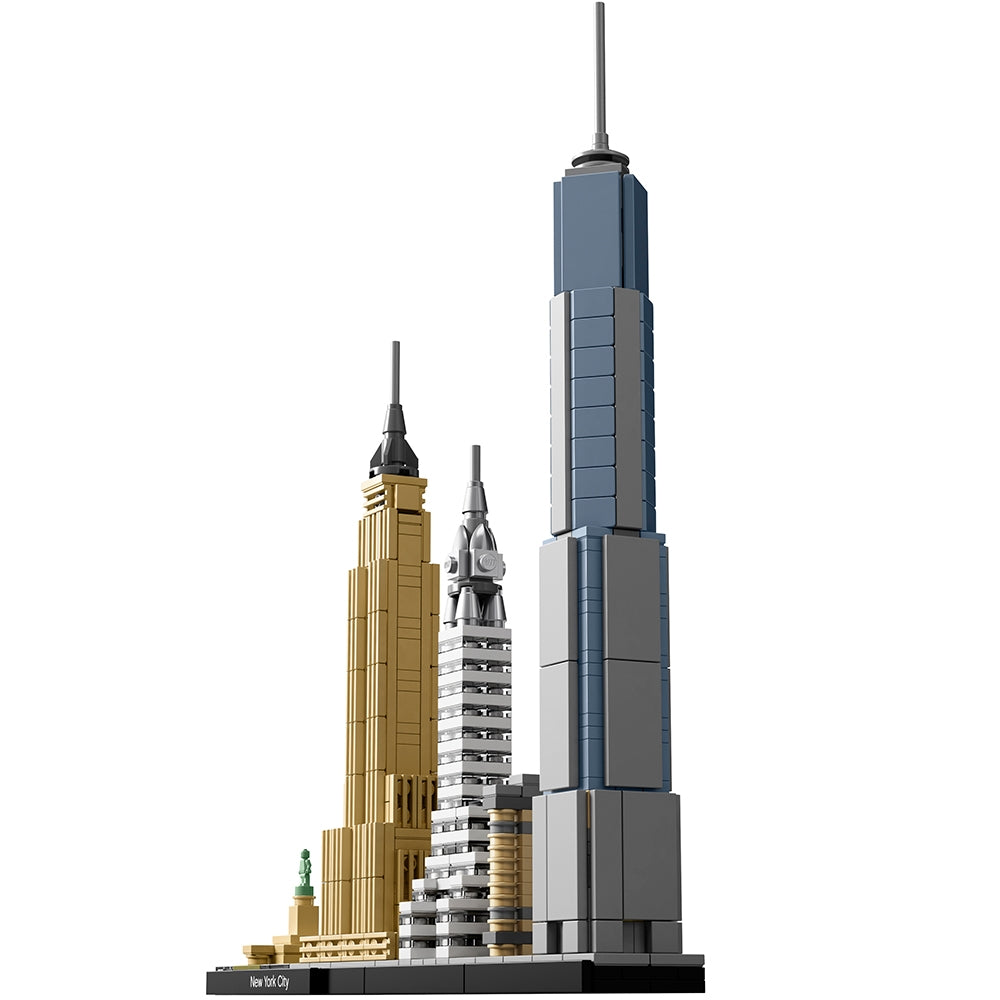 LEGO Architecture New York City 21028, Build It Yourself New York Skyline Model Kit for Adults and Kids (598 Pieces)