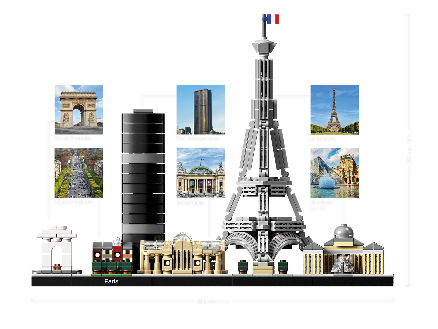 LEGO Architecture Skyline Collection 21044 Paris Building Kit (694 Piece)