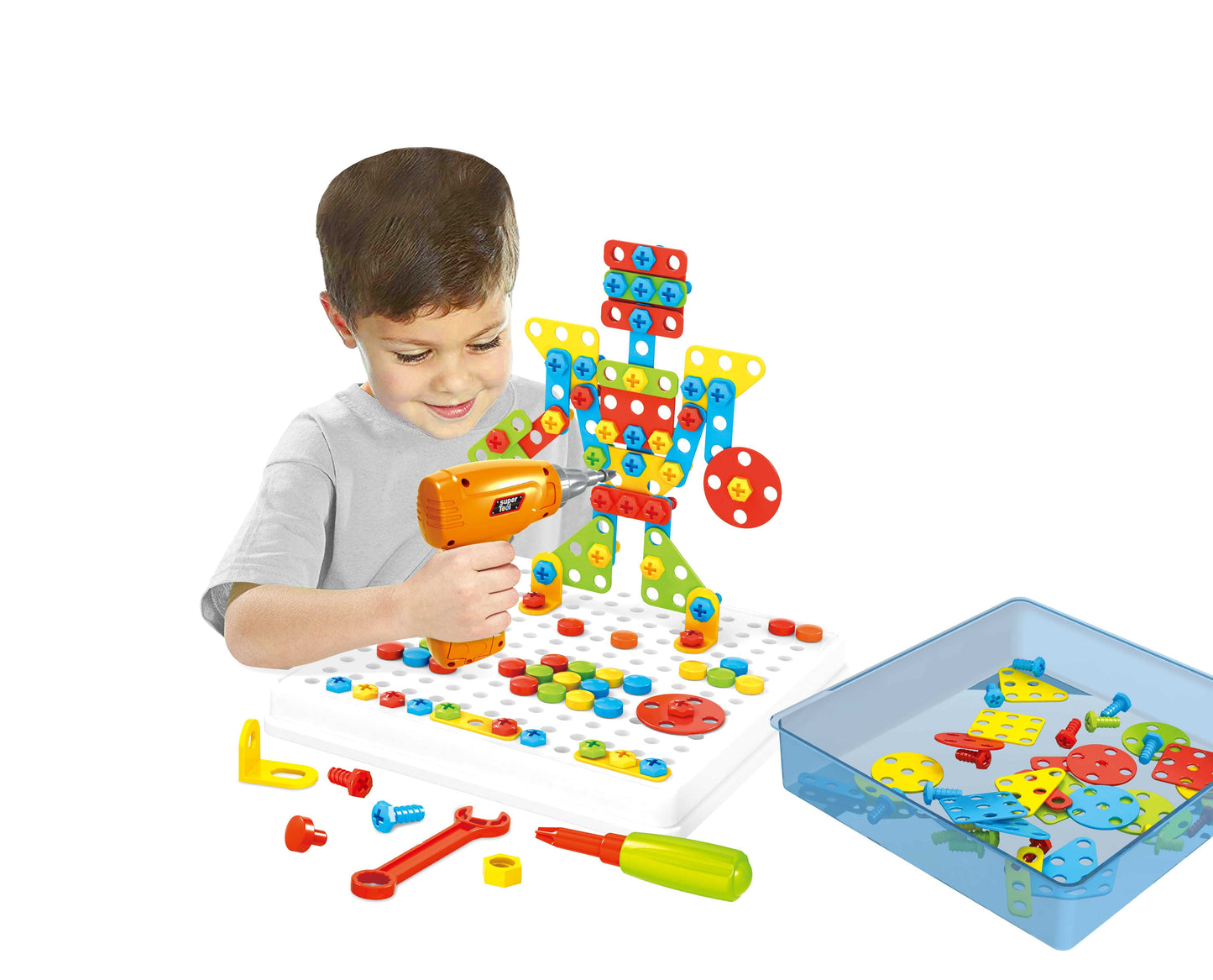 CREATE, DRILL & BUILD STEAM Activity Set