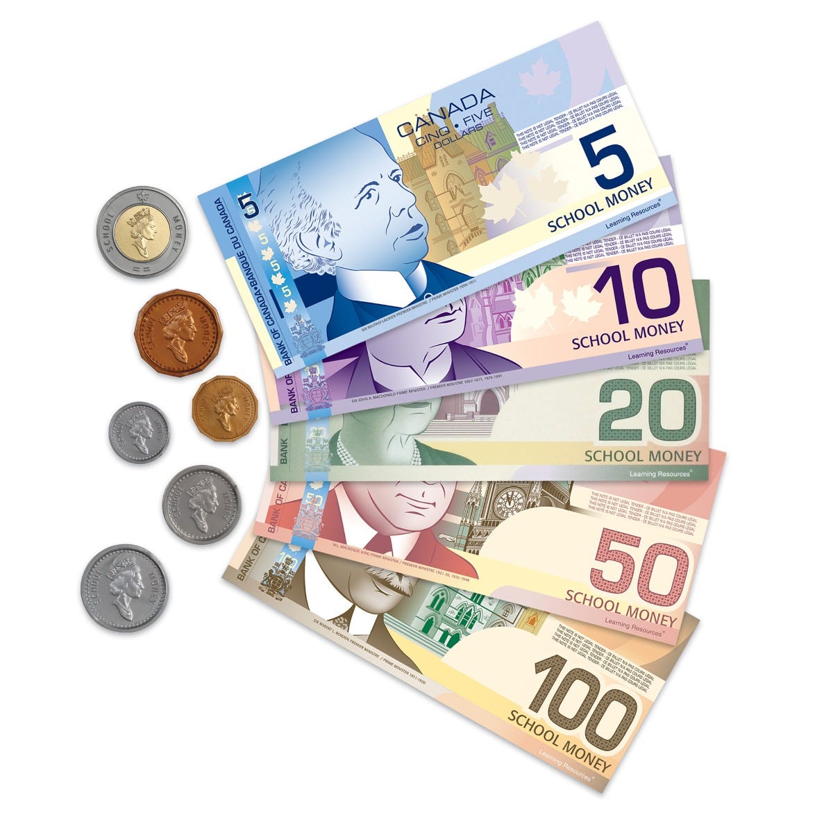 Learning Resources Canadian Currency X-Change™ Activity Set