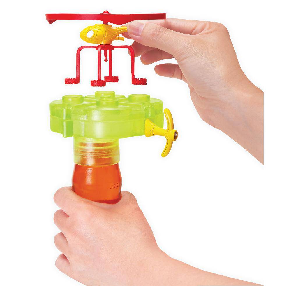 BUBBLE CHOPPER Flying Helicopter Toy