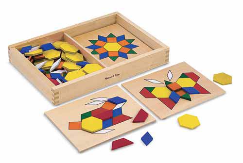 Melissa and Doug Pattern Blocks and Boards