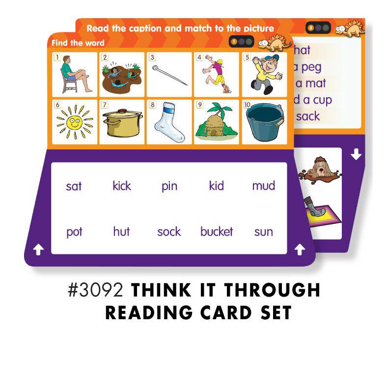 THINK IT THROUGH Learning Tiles READING Set