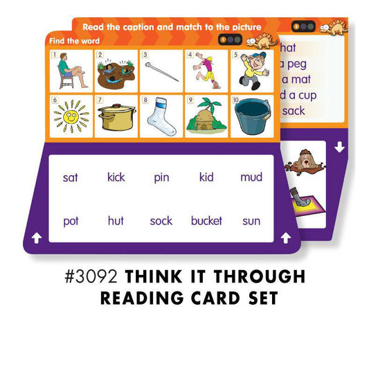 THINK IT THROUGH Learning Tiles READING Set