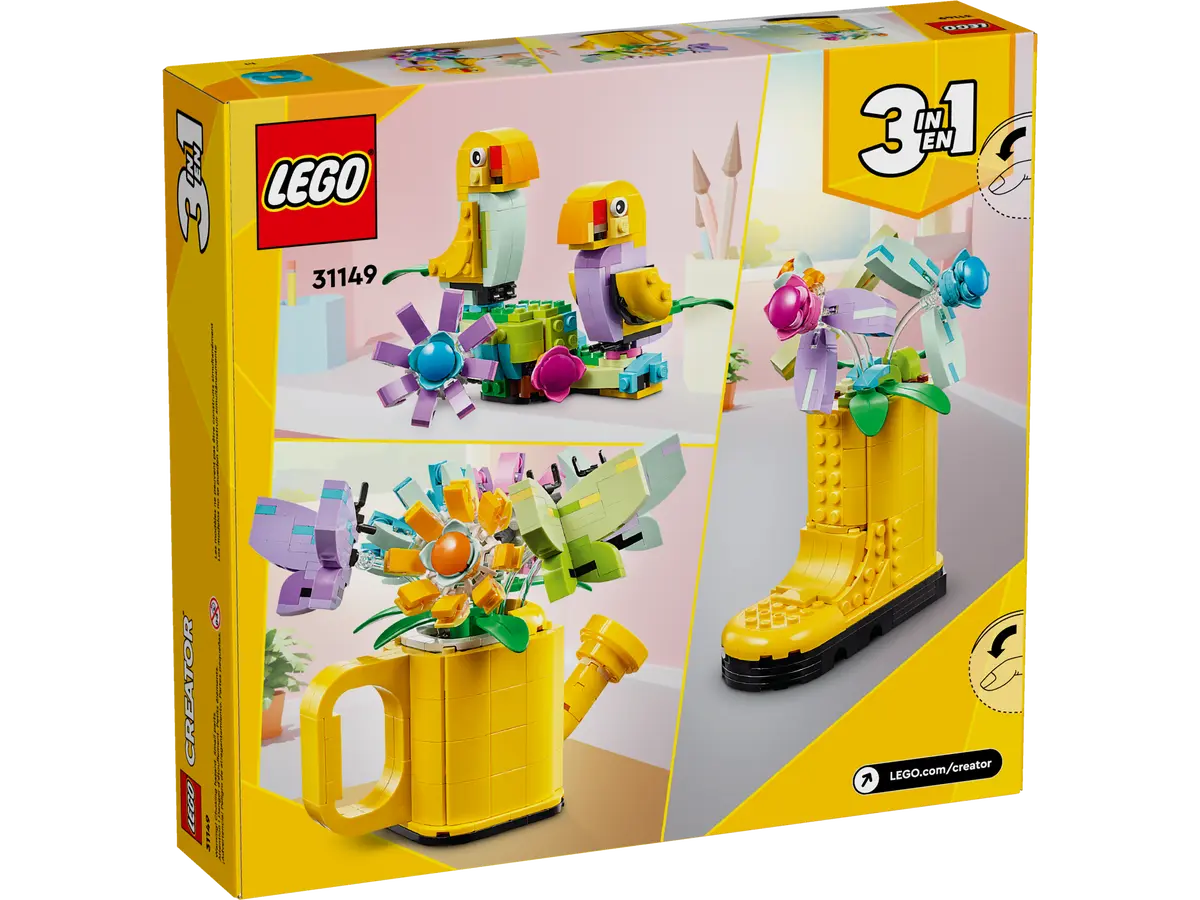 LEGO Creator 3 in 1 Flowers in Watering Can