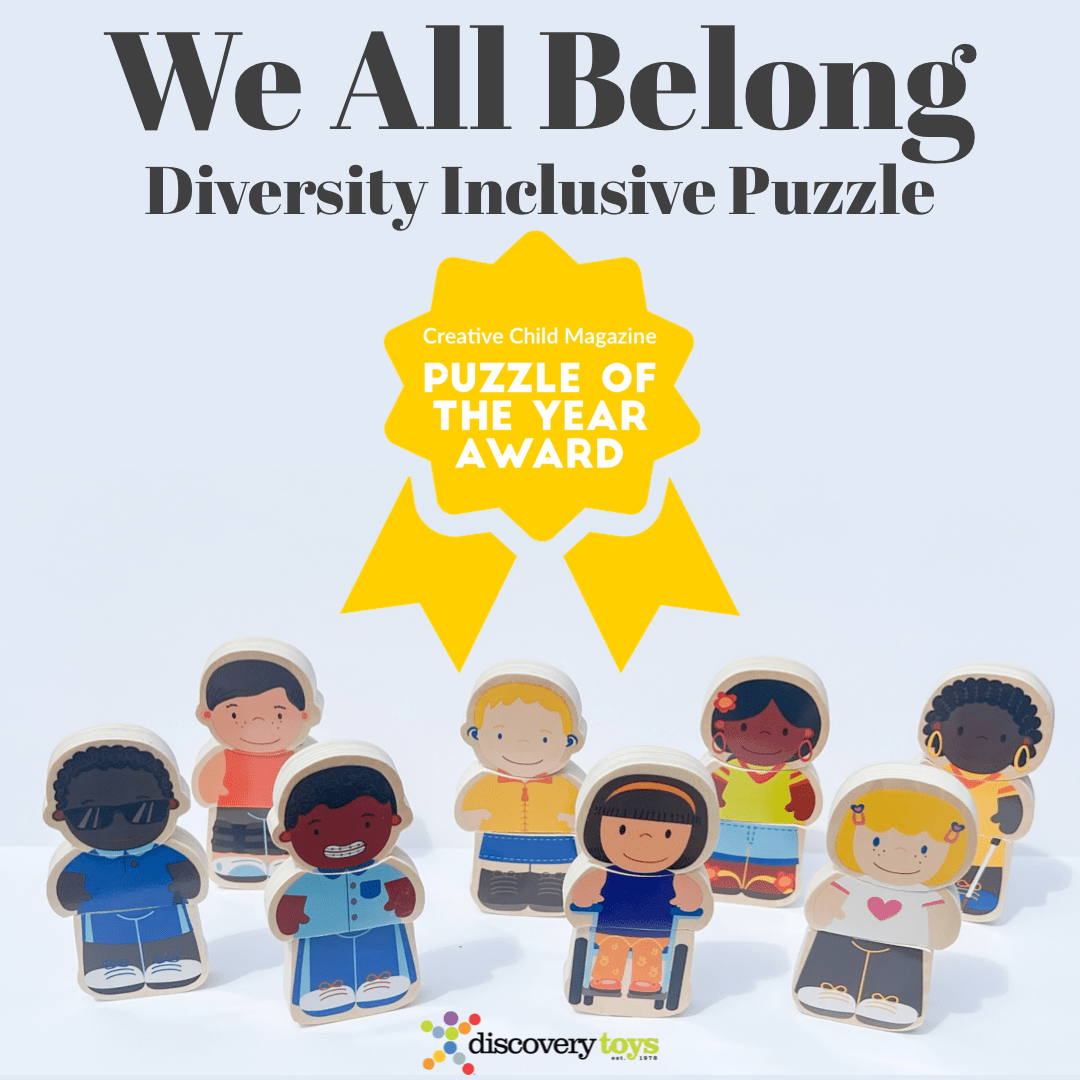 WE ALL BELONG CHUNKY Diversity Inclusive Wood Puzzle