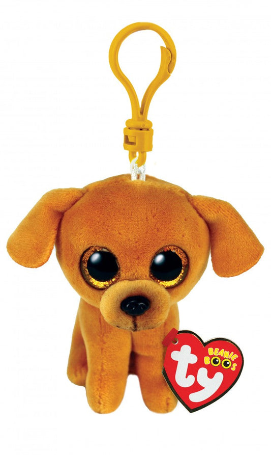 Beanie Boo Clip On Zuzu the tan dog