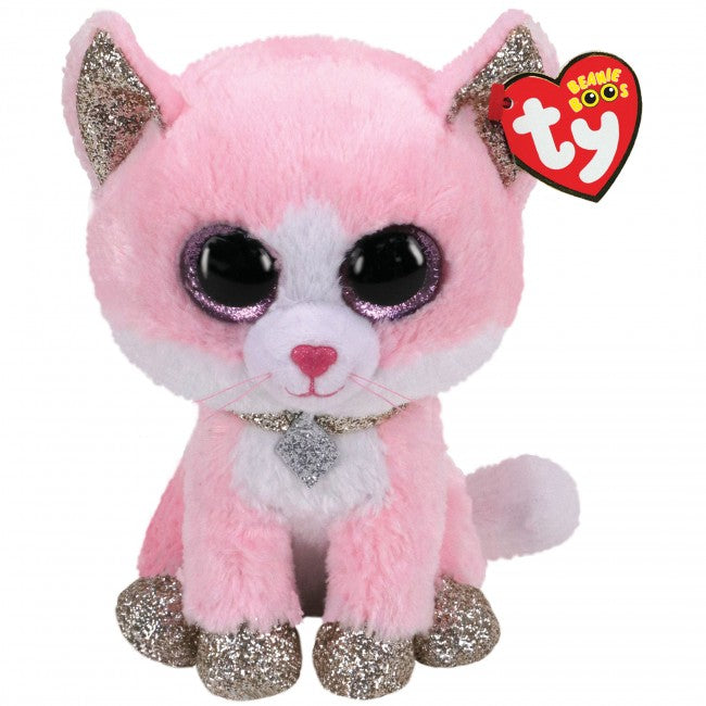 Beanie Boo Reg Fiona Cat Pink