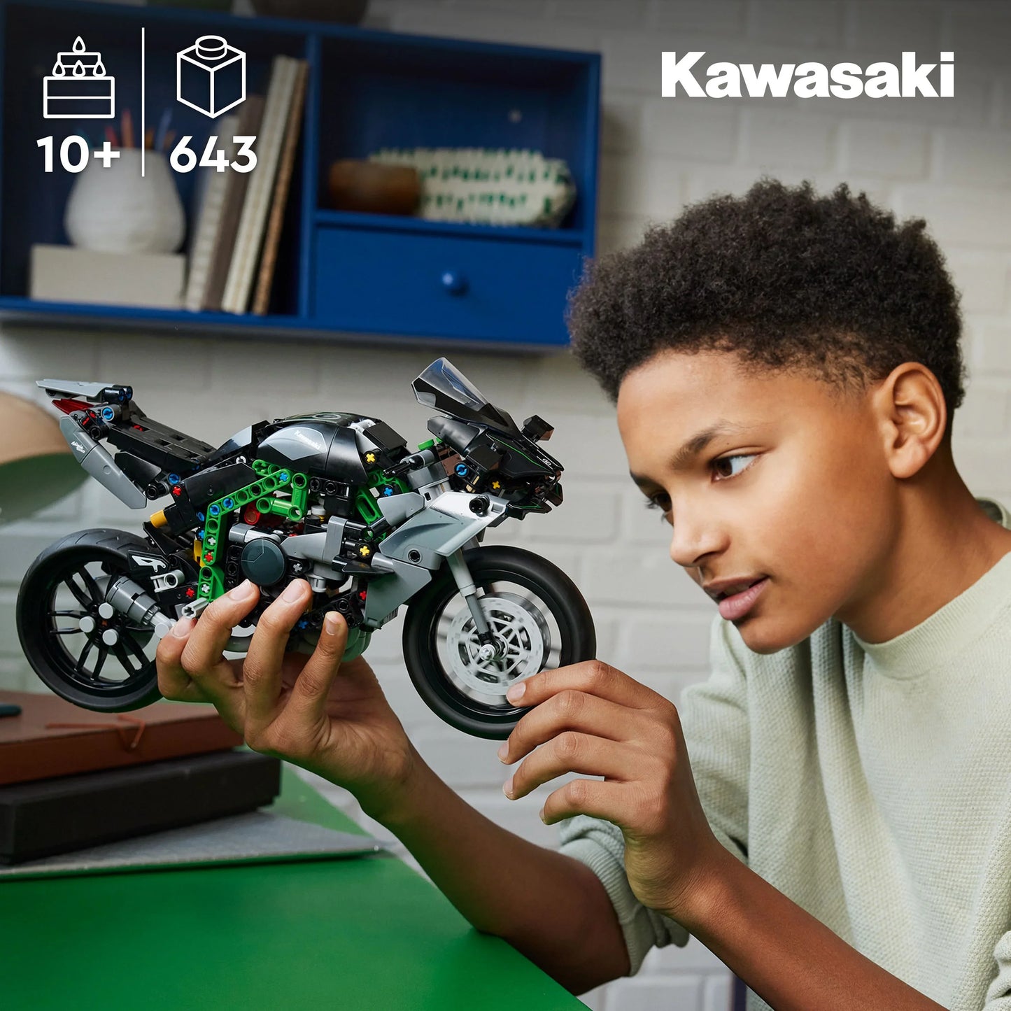 LEGO® Technic™ Kawasaki Ninja H2R Motorcycle Toy Gift for Kids 42170