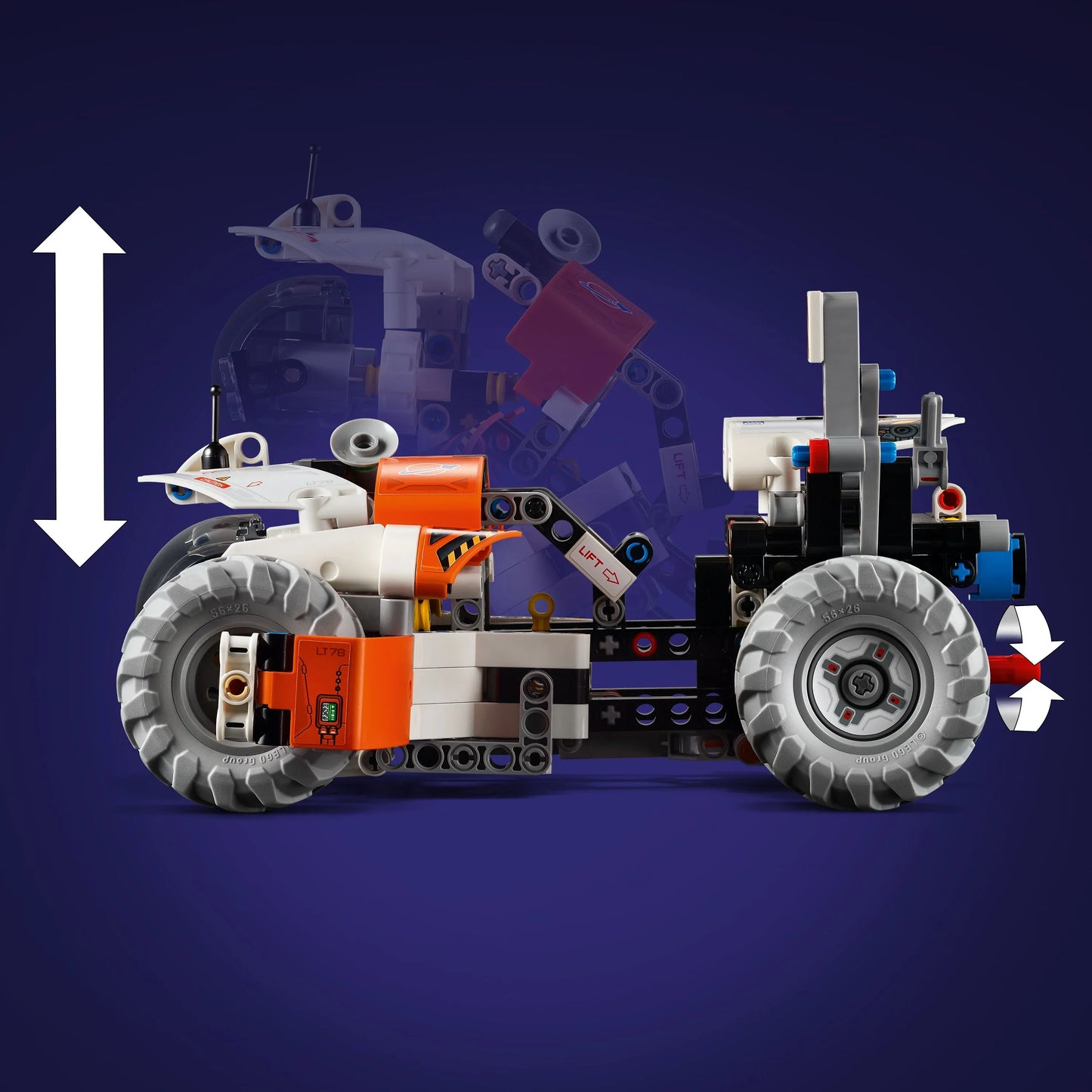 LEGO® Technic™ Surface Space Loader LT78 Set for Exploration Play 42178