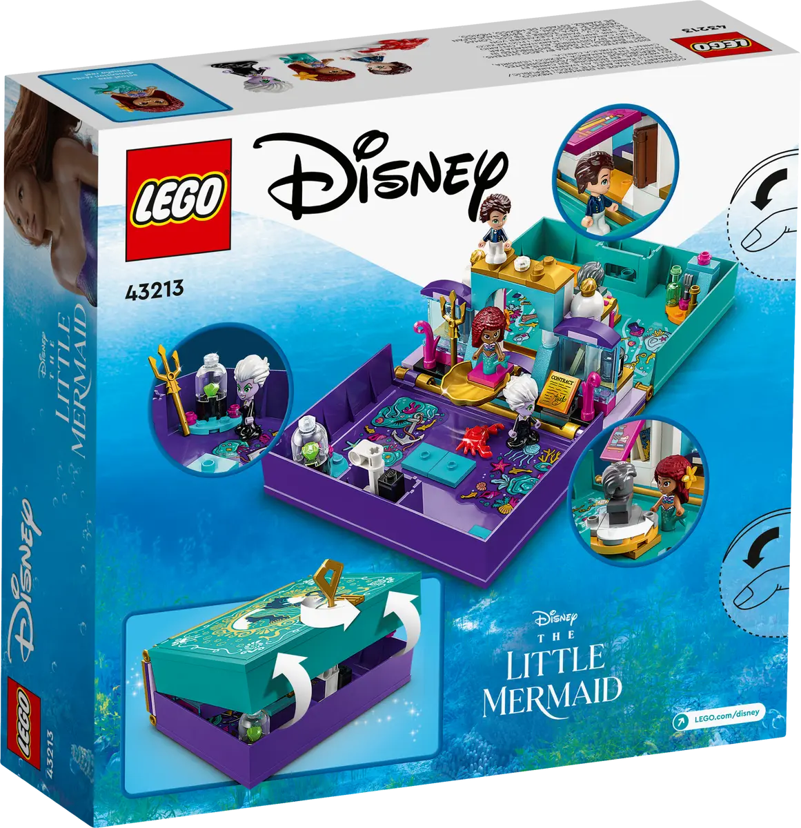 LEGO Disney The Little Mermaid Story Book 43213 Fun Playset