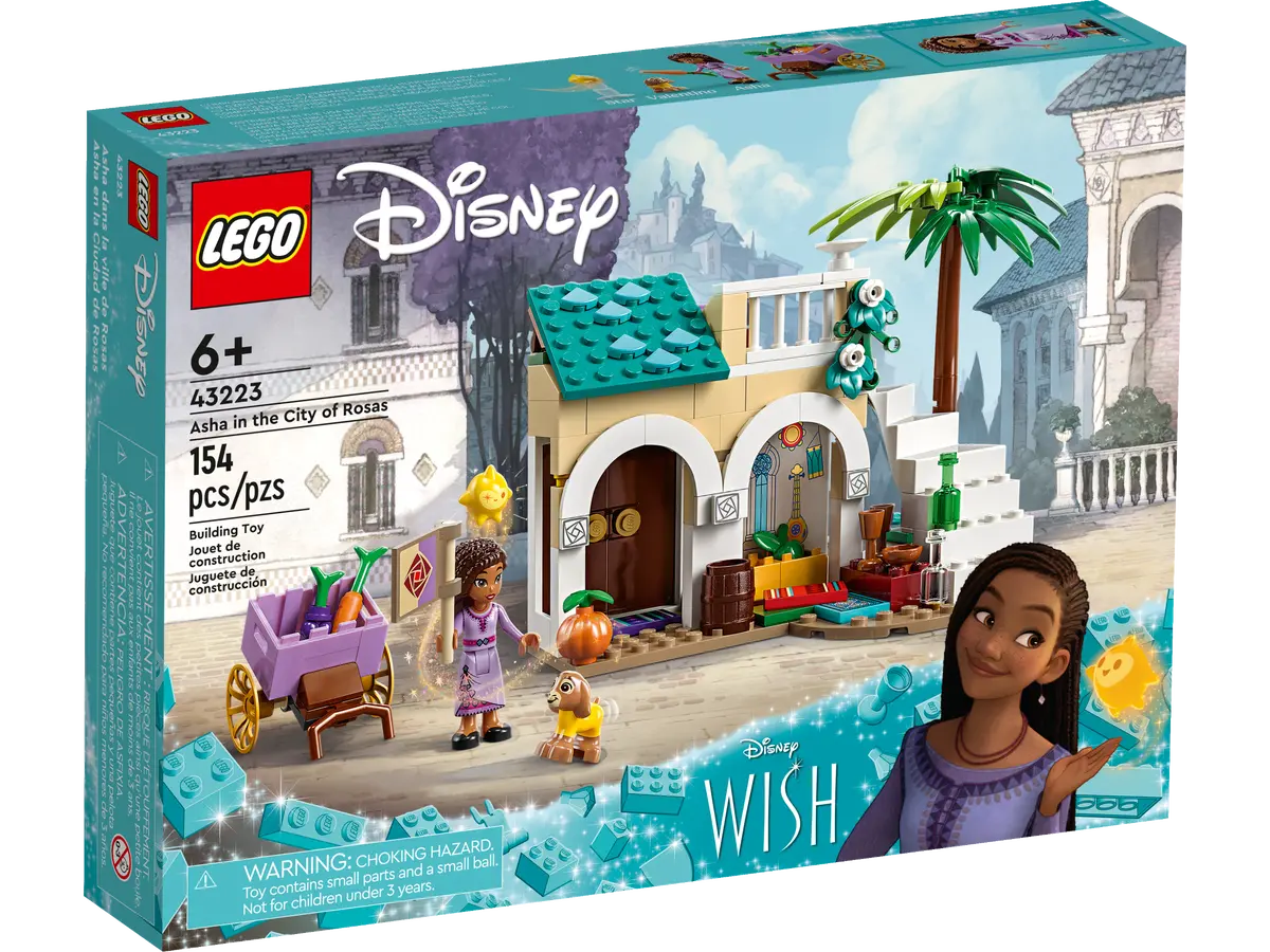 LEGO Disney Wish: Asha in The City of Rosas 43223 Building Toy Set