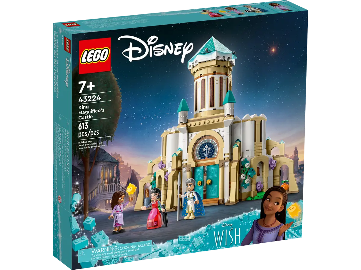 LEGO Disney Wish: King Magnifico’s Castle 43224 Building Toy Set