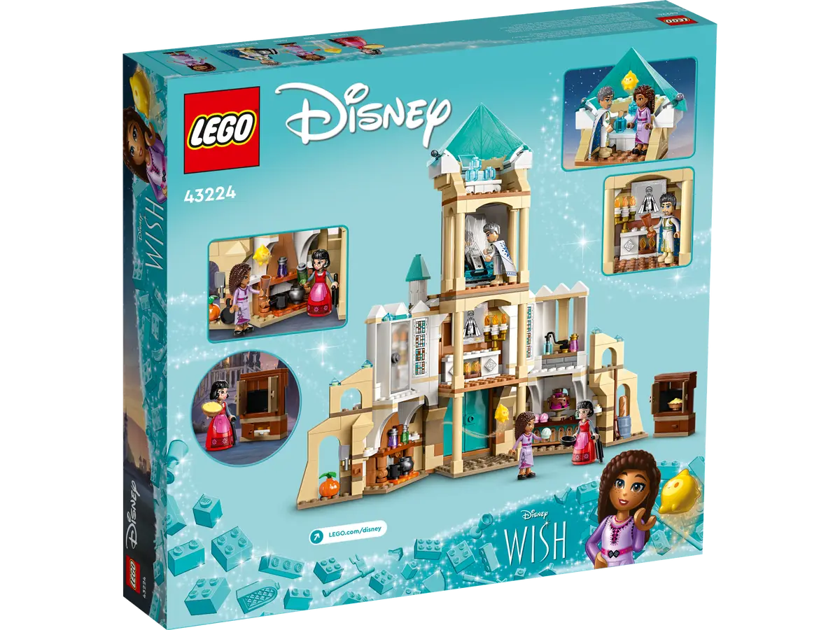 LEGO Disney Wish: King Magnifico’s Castle 43224 Building Toy Set