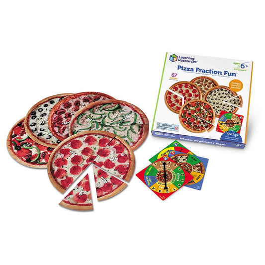 Learning Resources Pizza Fraction Fun Game