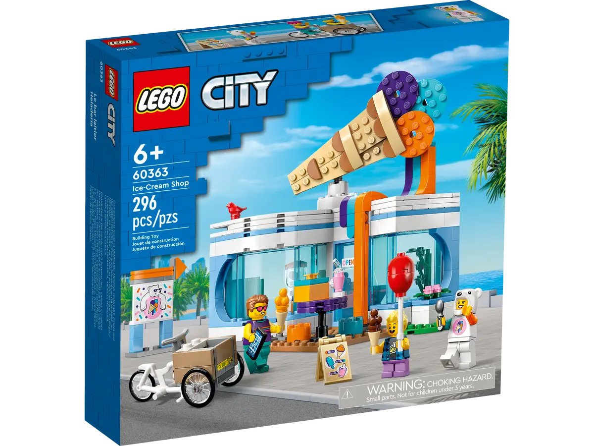 LEGO City Ice-Cream Shop 60363 Building Toy Set