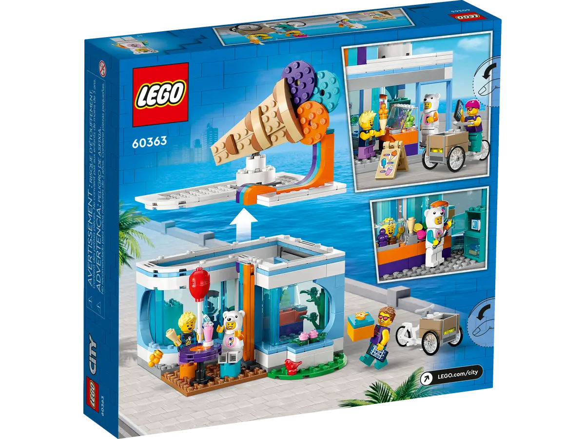 LEGO City Ice-Cream Shop 60363 Building Toy Set