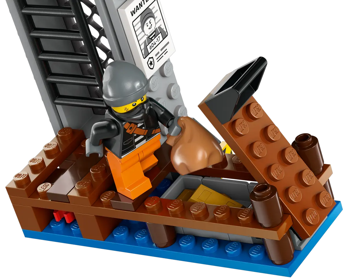 LEGO City Police Speedboat and Crooks’ Hideout