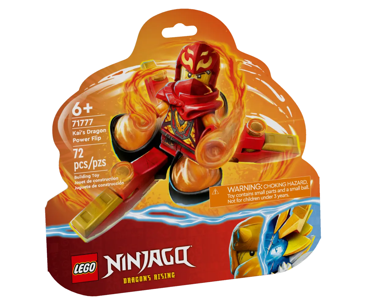 LEGO NINJAGO Kai’s Dragon Power Spinjitzu Flip 71777