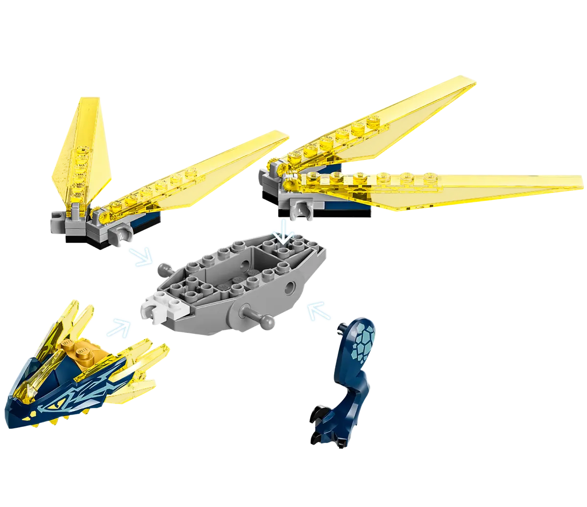 LEGO NINJAGO NYA and Arin’s Baby Dragon Battle 71798 Ninja Building Toy