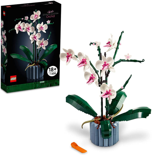 LEGO Orchid 10311 Plant Decor Building Set for Adults; Build an Orchid Display Piece for The Home or Office (608 Pieces)