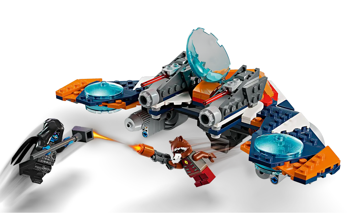 LEGO Marvel Rocket’s Warbird vs. Ronan