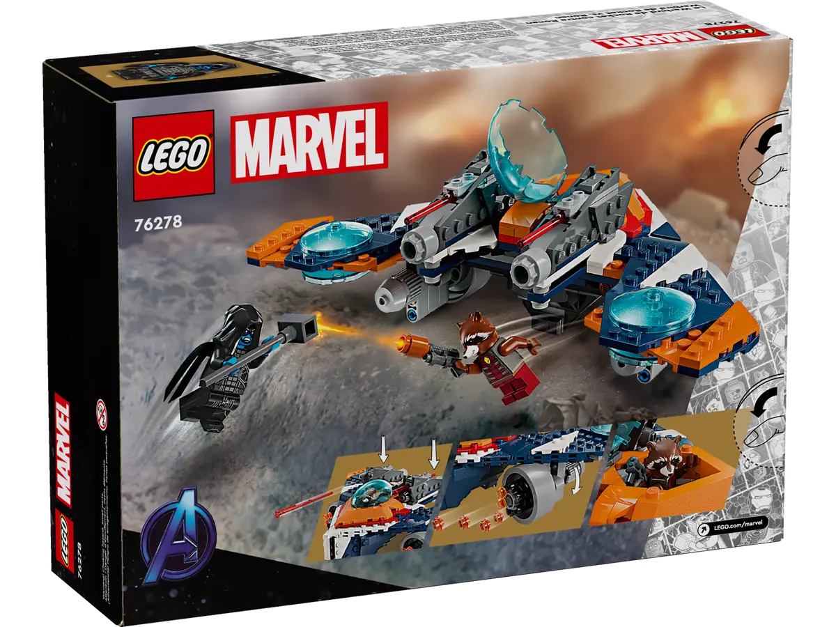 LEGO Marvel Rocket’s Warbird vs. Ronan