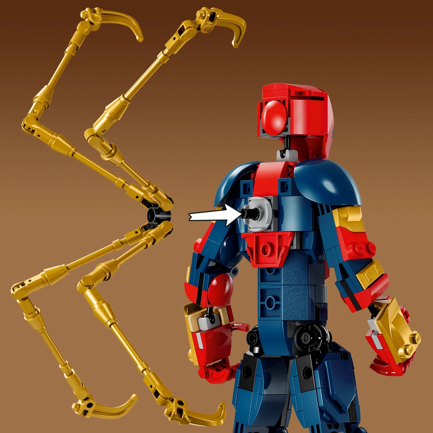 LEGO® Marvel Iron Spider-Man Construction Figure Super Hero Action 76298