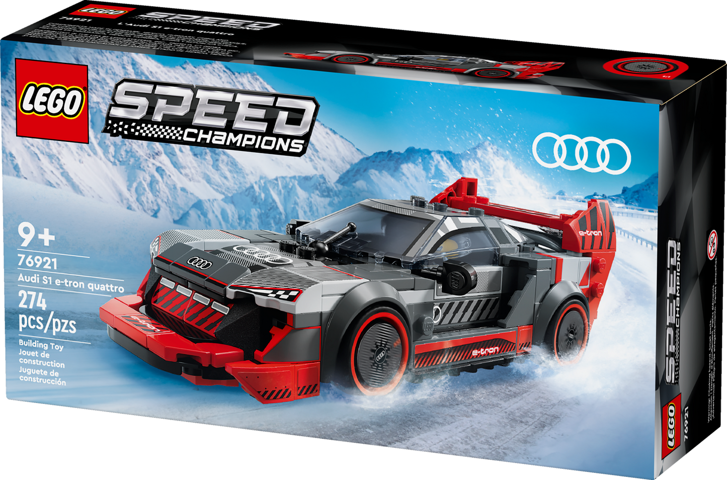 LEGO® Speed Champions Audi S1 e-tron quattro Race Car Toy Set 76921