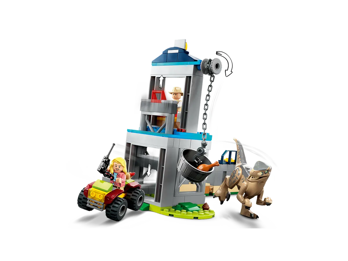 LEGO Jurassic Park Velociraptor Escape 76957 Learn to Build Dinosaur Toy