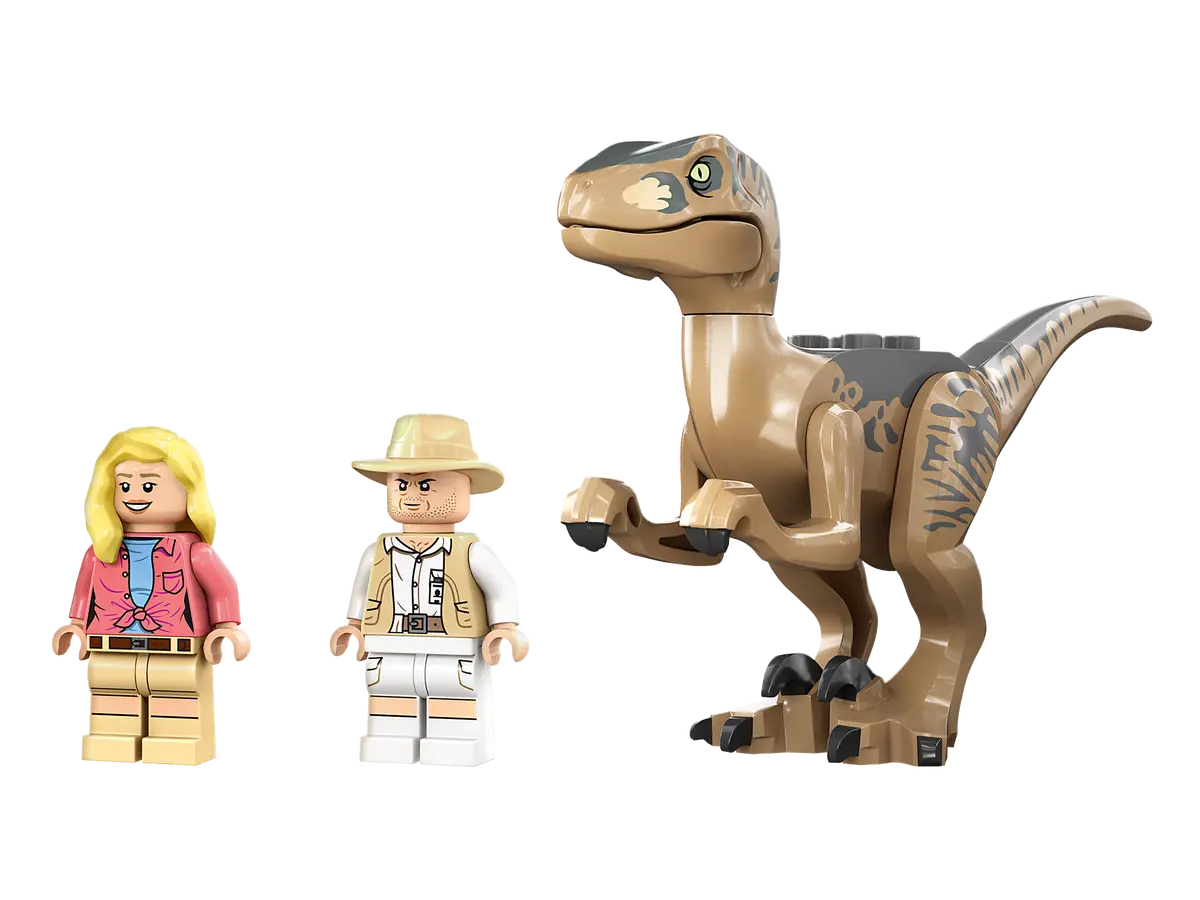 LEGO Jurassic Park Velociraptor Escape 76957 Learn to Build Dinosaur Toy