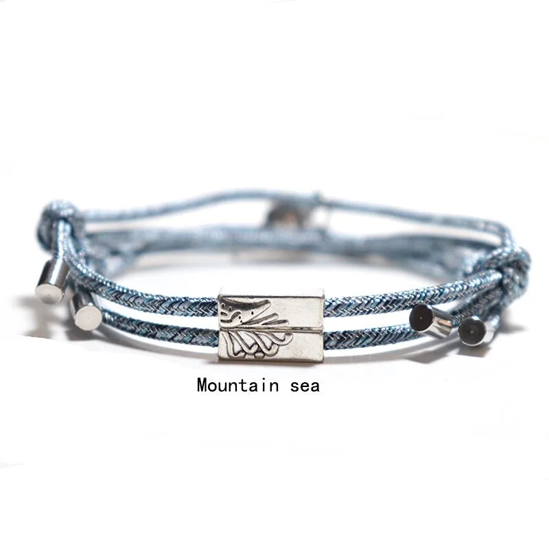 Adjustable Lovers Paired Bracelet