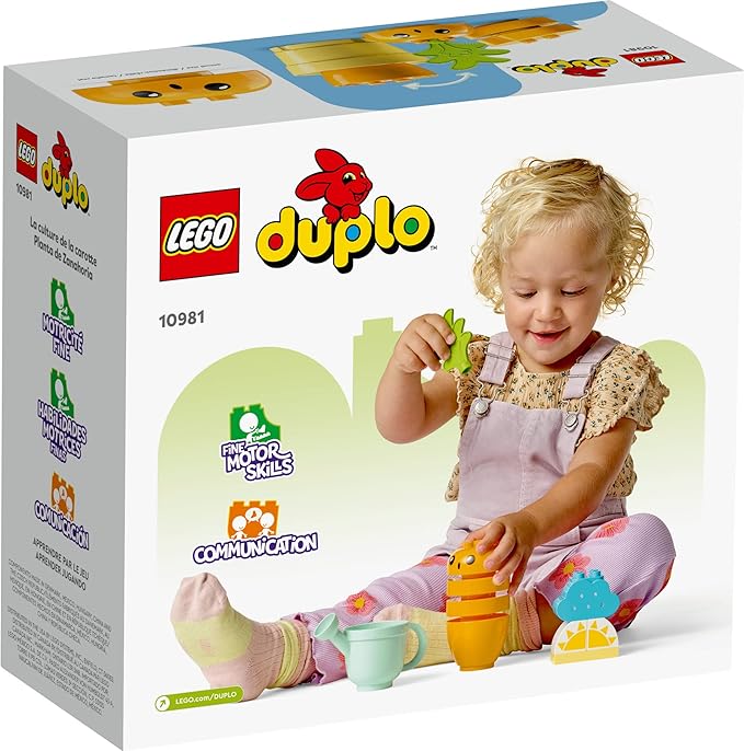 LEGO DUPLO My First Growing Carrot 10981, Stacking Toys for Babies 1.5+ Years Old