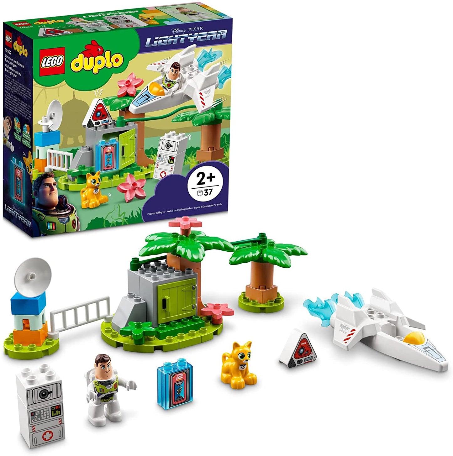 LEGO DUPLO Disney Pixar Buzz Lightyear’s Planetary Mission 10962 Toy (37 Pcs)