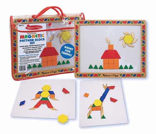 Melissa and Doug Magnetic Pattern Block Set