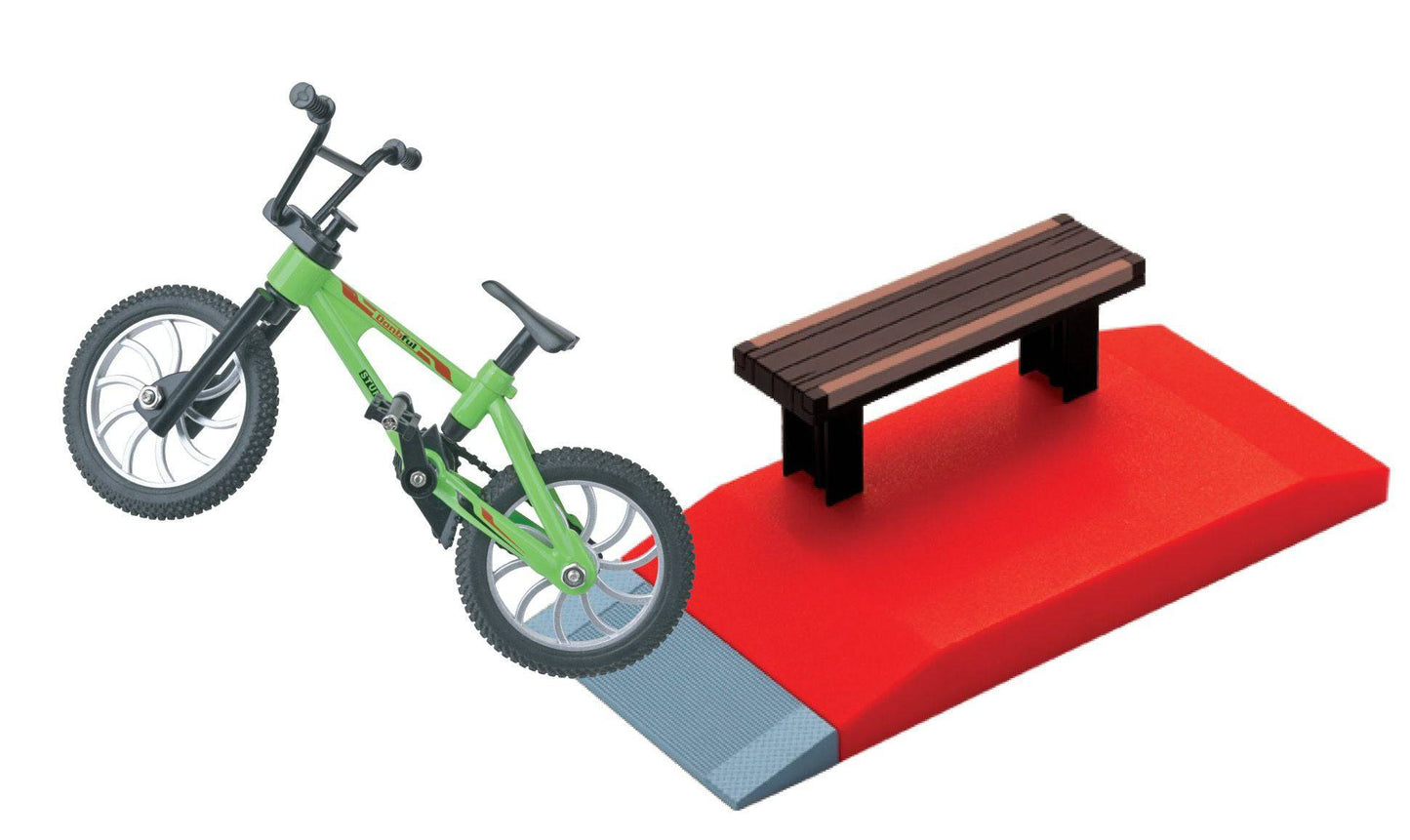 FINGER BIKE STUNT PARK Ramp Playset