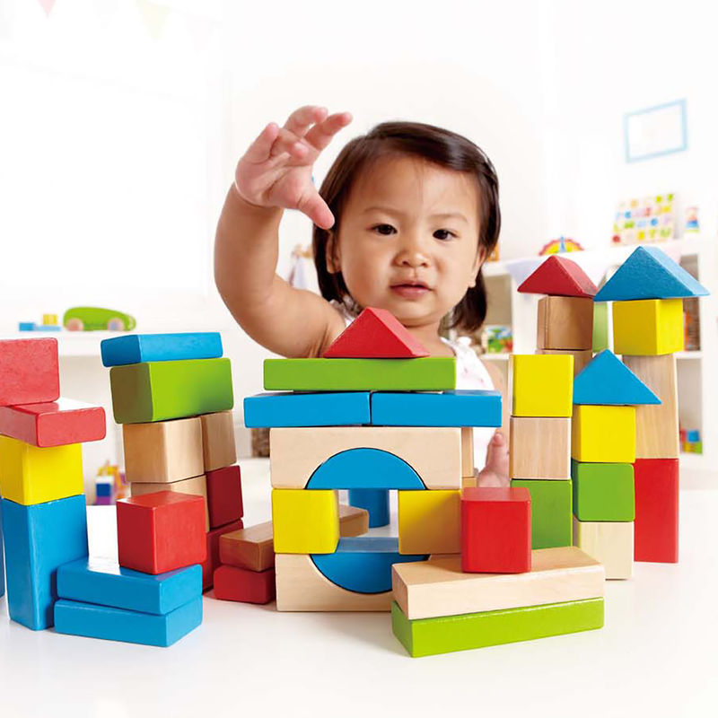 Hape Build Up & Away Blocks - 100 pcs